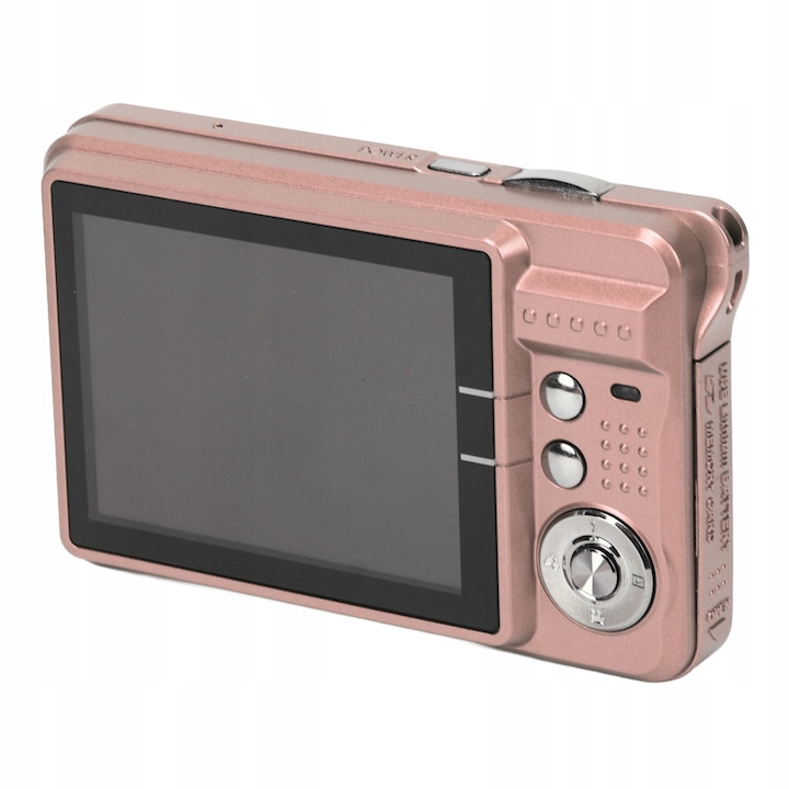 Camera digitala 4K 48MP 8x zoom, roz, set - eMAG.ro