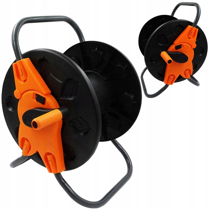 Suport pentru furtun de gradina, 60m, usor, compact, rotativ