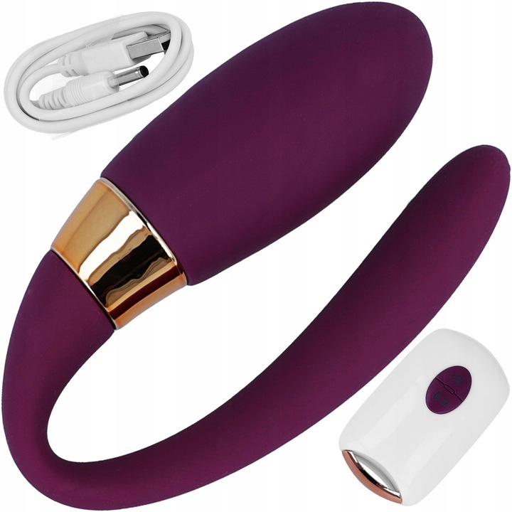 Вибратор за двойки, Lelex, масаж на G-точката и клитора, 7 режима на вибрация, водоустойчив, 17,5см