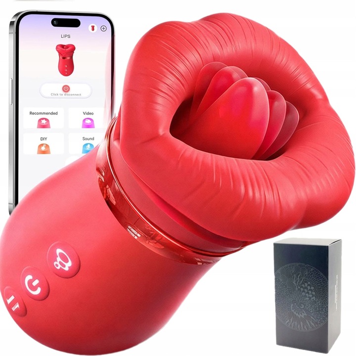 Vibrátor, szívó száj 5 az 1-ben, 10 nyalás, 10 rezgés, roz