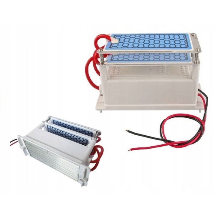 Generator ozon 20000 mgh, 20g/h, set complet, dimensiuni 144x55x87mm, utilizare pentru aer, apa si alimente