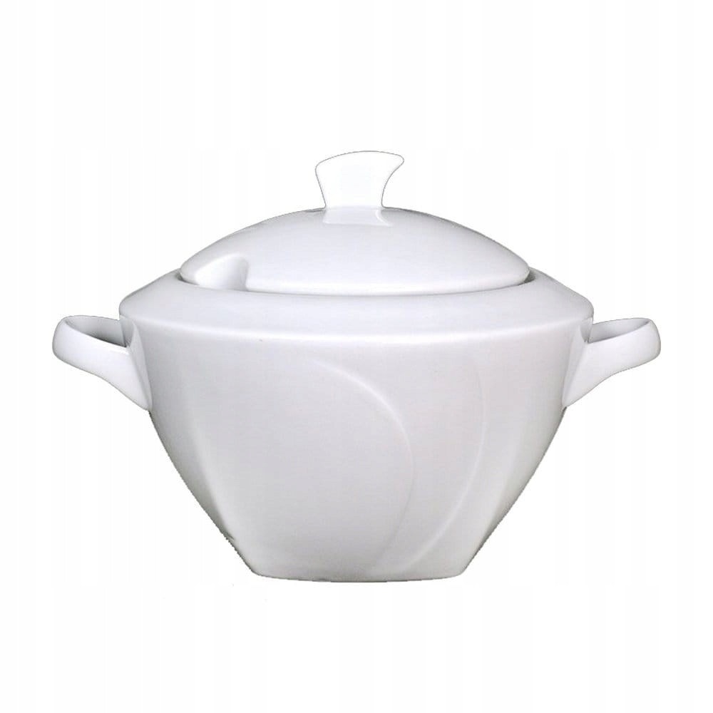 Lubiana Bol de porțelan Celebration x23cm alb 20x23cm, 2,5 litri