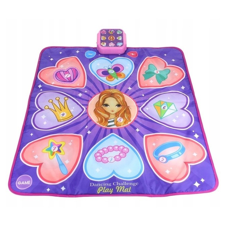 Covor interactiv de dans, joc de lumini, jucarii interactive copii