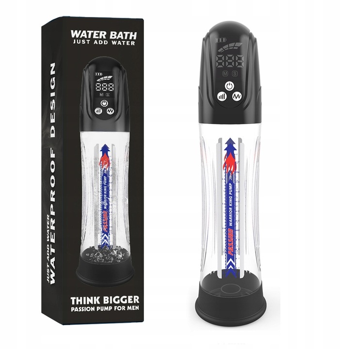 Автоматична секс помпа, Night Fantasy, за уголемяване на пениса, модерен дизайн, водоустойчива, 31,5x7,5см