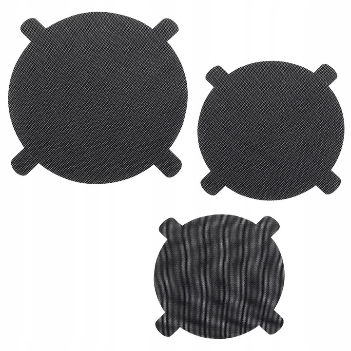 3 db edénytartó készlet, Maximex, hőre lágyuló műanyag, 25x25cm, fekete