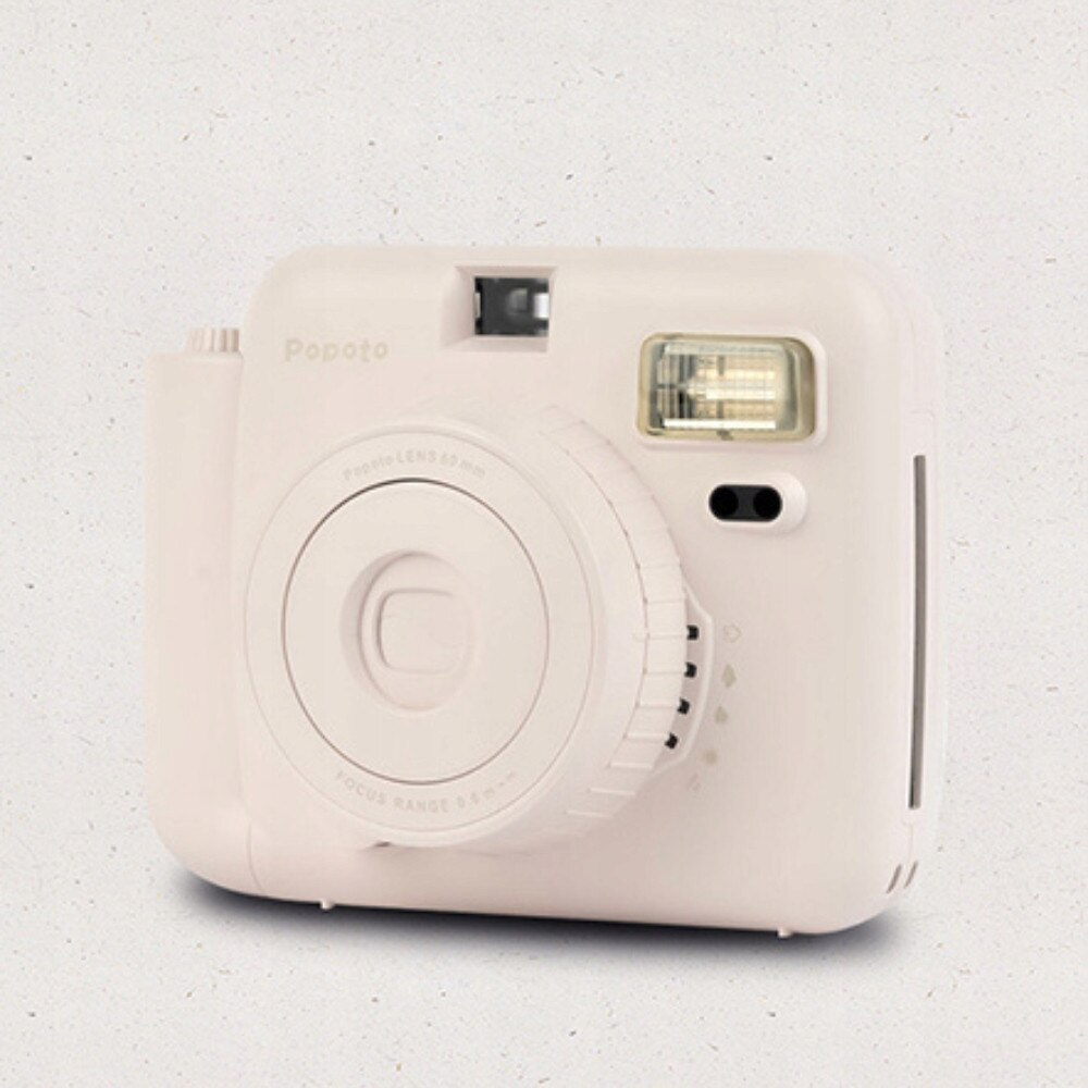 Generic Popoto Aparat foto instant Popoto, alb, cu 10 inlocuiri Instax, 14x11x6,8cm ...
