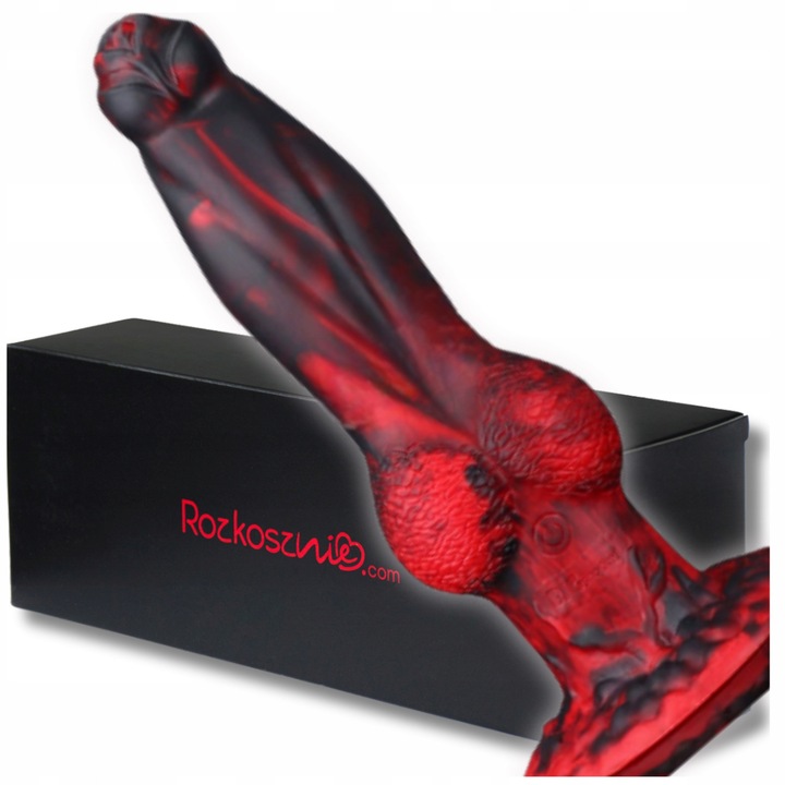 Dildó tapadókoronggal, mozgó és vibráló vibrátor, 24cm, orvosi szilikon