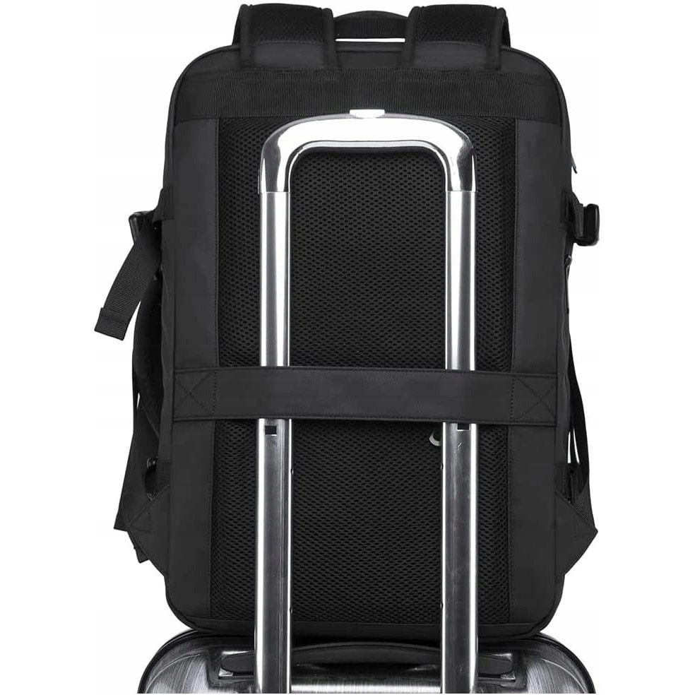 Rucsac laptop Bange, 17,3'', waterproof, cu port USB, negru, 30-38l