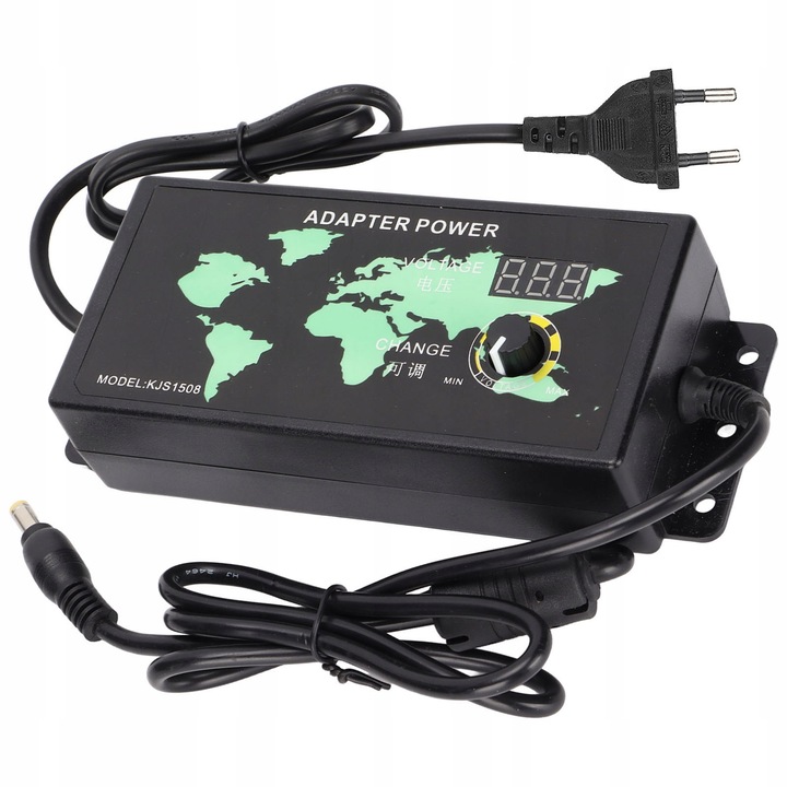 Állítható tápegység 120W 3A 3-36V 100V-240V AC 50/60Hz, méretek 17x7x3.6cm