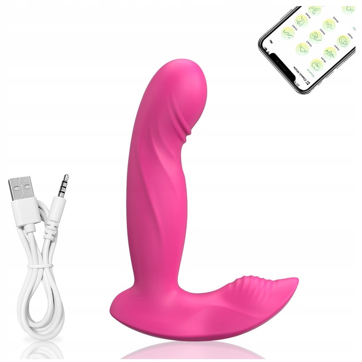 Vibrátor Éjszakai Fantázia, G-pont és csikló stimuláció, rózsaszín, 14,6x10x3,2cm