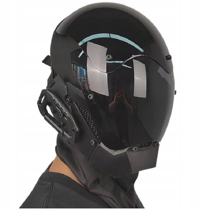 Masca pentru fani de jocuri video, pentru Halloween, dimensiuni 25x17x19cm, ajustabila, ventilata