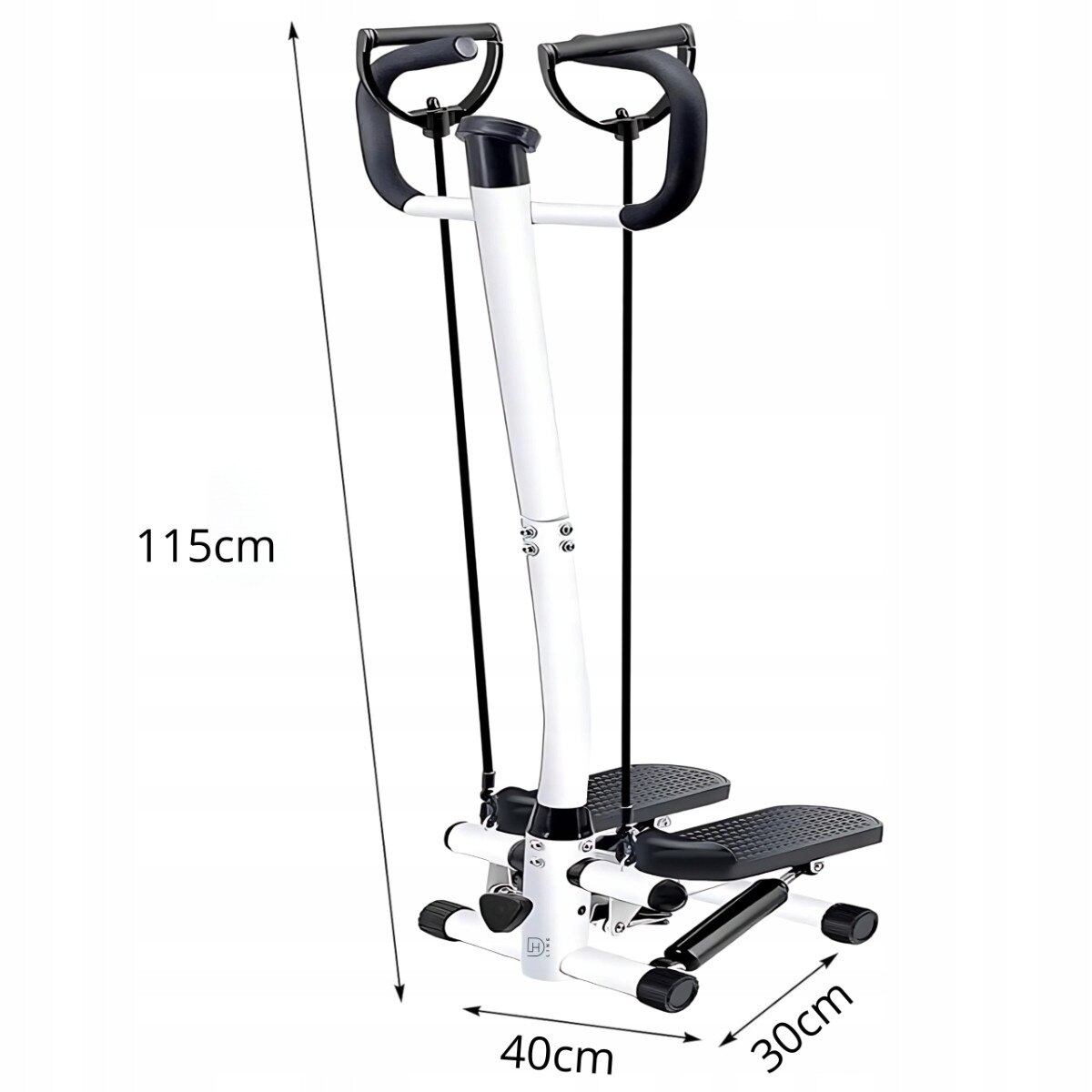 Stepper DH Line STEP 2, cu 2 linke de rezistenta, LCD, 40x30x115cm, alb ...