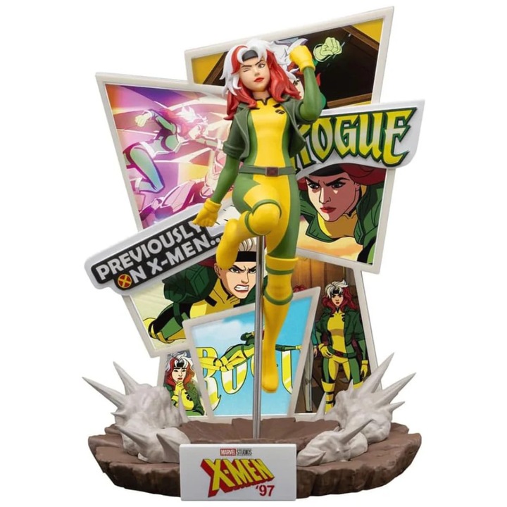 Фигурина X-Men '97 D-Stage PVC диорама - Rogue (SDCC Exclusive) 16 см