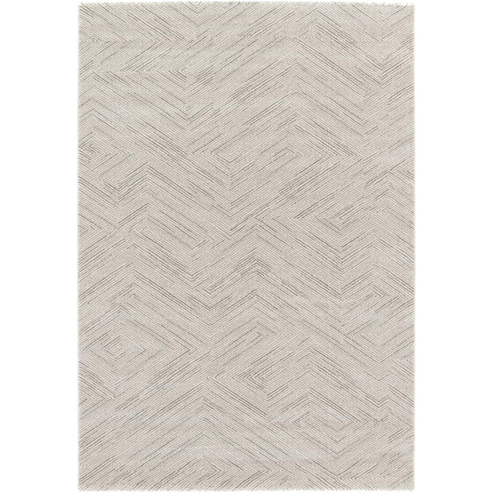 Covor Belgian Model Opus 54355‑750, Marime 80 x 150 cm, Crem, Inaltime Fir 14 mm, Antialergic, Poliester, Living, Dormitor 80 x 150