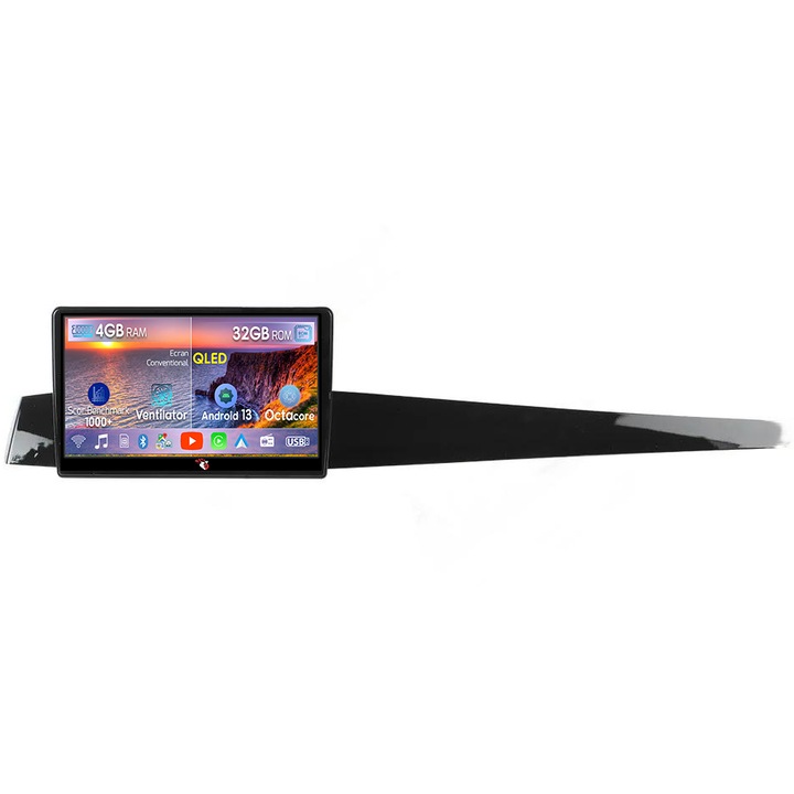 Navigációs Rendszer dedikált Laguna, 4GB RAM 32GB ROM, Octacore, Android 13, QLED 1K, Kijelző 10", Internet, Alkalmazások, Waze, WI-FI, USB, Bluetooth, Mirrorlink