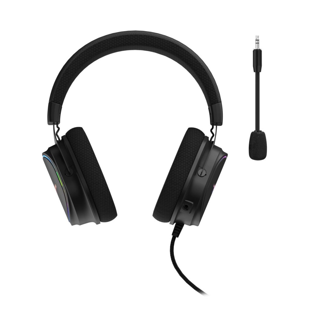 Casti cu fir Hama uRage SoundZ 800 7.1 V2, microfon, USB, negru, 2m