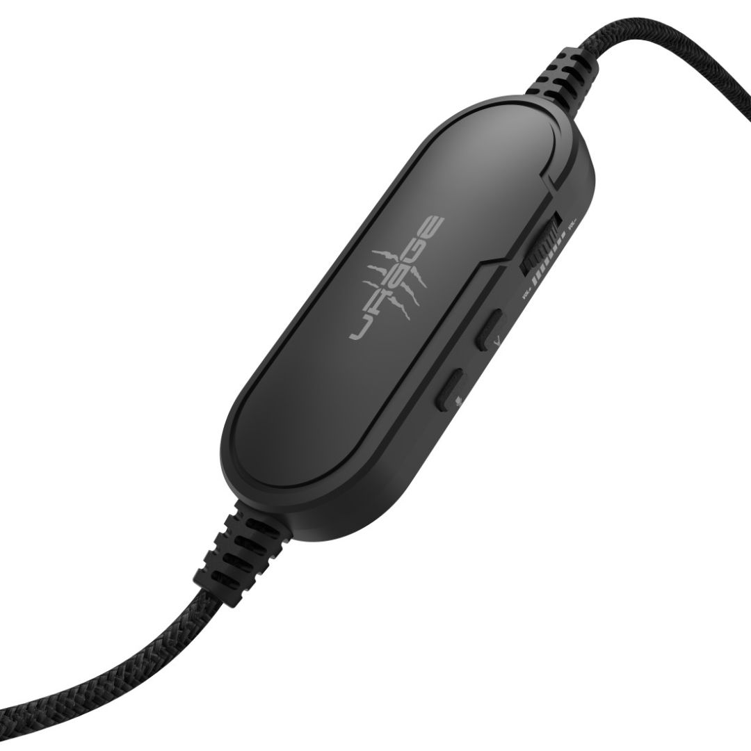 Casti cu fir Hama uRage SoundZ 800 7.1 V2, microfon, USB, negru, 2m