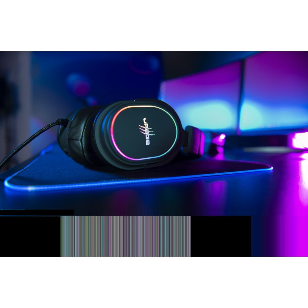 Casti cu fir Hama uRage SoundZ 800 7.1 V2, microfon, USB, negru, 2m