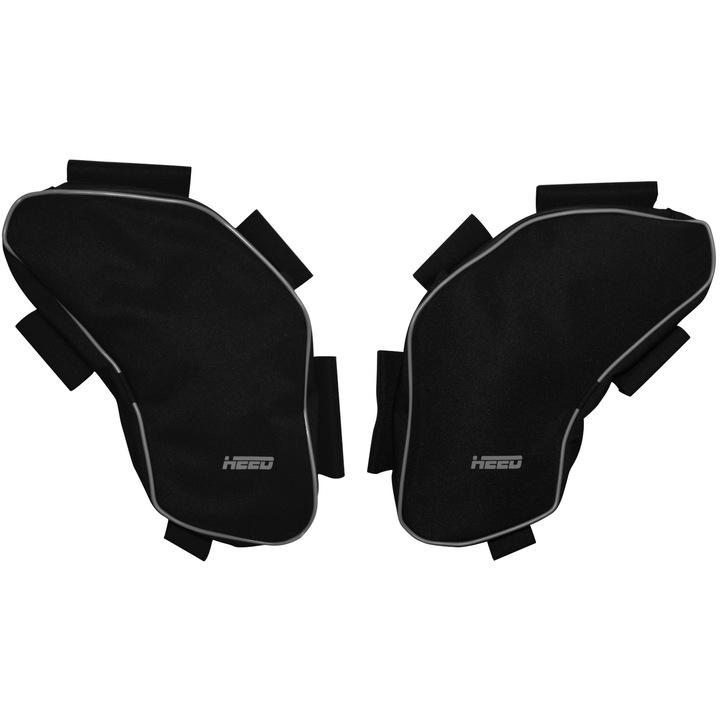 Set genti moto HEED pentru bare de protectie BMW F 900 GS Adventure, impermeabile, negre