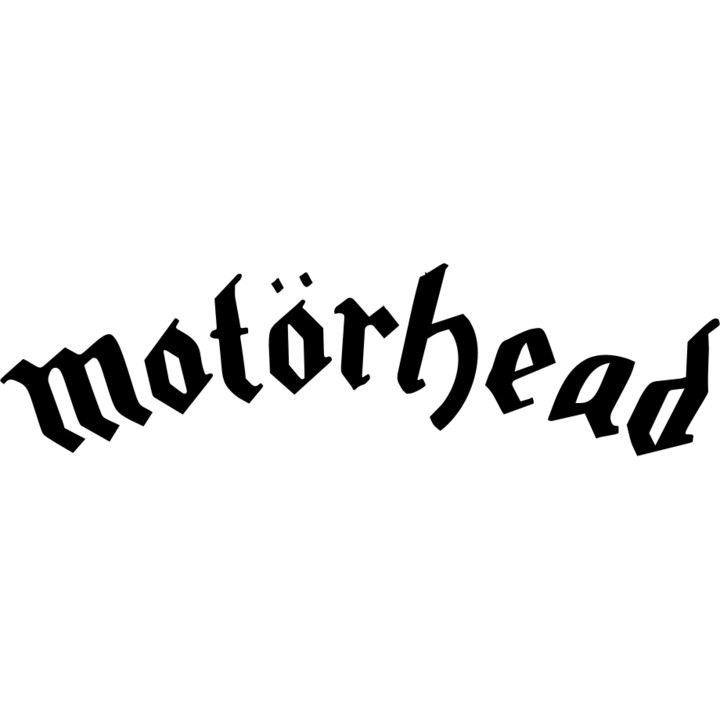 Sticker auto decorativ motorhead, 26 cm, negru