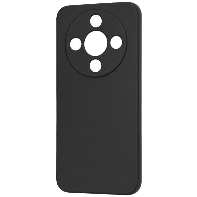 Husa Upzz® SoftFlex Pentru Honor Magic8 Lite, Silicon Soft, Protectie La Camera, Alcantara La Interior, Negru