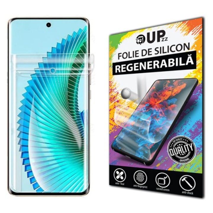 Folie Silicon Upzz Max, Compatibila Cu Motorola Edge 60 PRO, Regenerabila Dupa Zgarieturi, Case Friendly