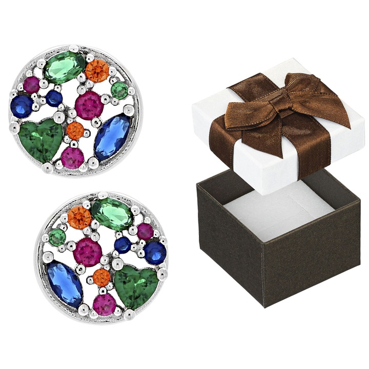 Cercei din argint 925, model P3K1418, set cu cutie cadou