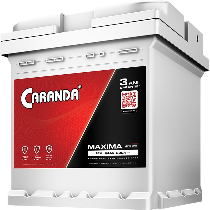 Baterie auto CARANDA Maxima - 44Ah 390A