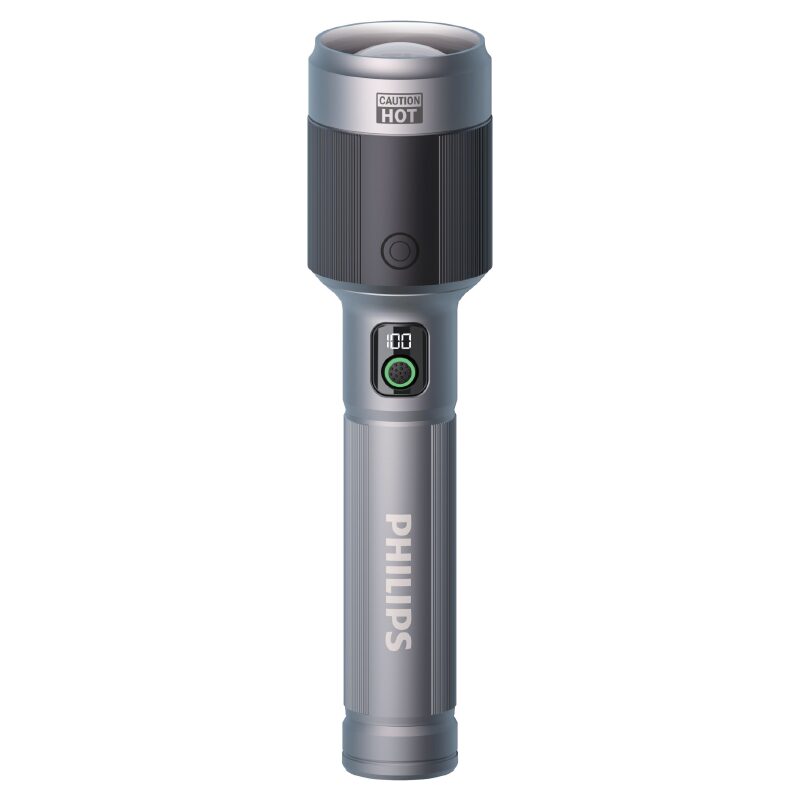 Lanterna LED Philips, Aluminiu, 2200 lm, IP44, 9000 mAh
