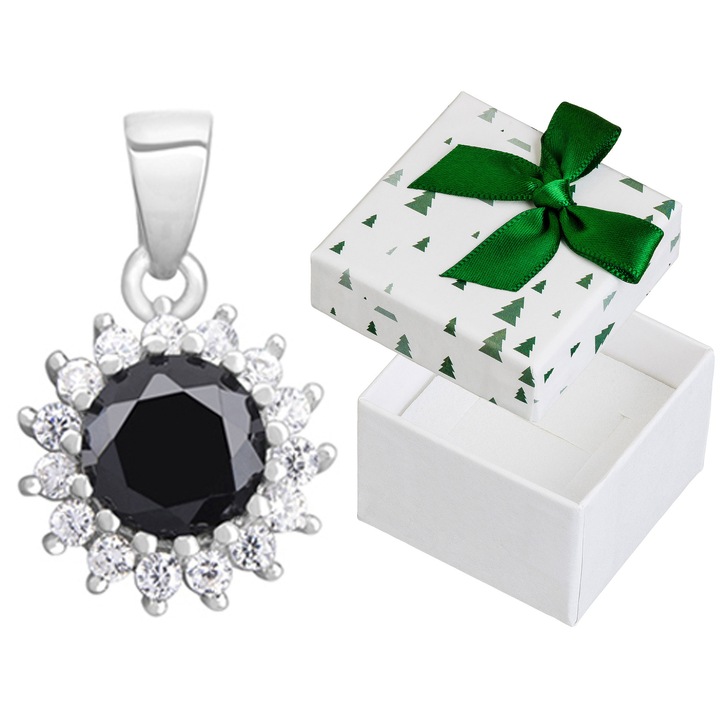Pandantiv dama, din argint, Siju, 17x11mm, set cu cutie cadou