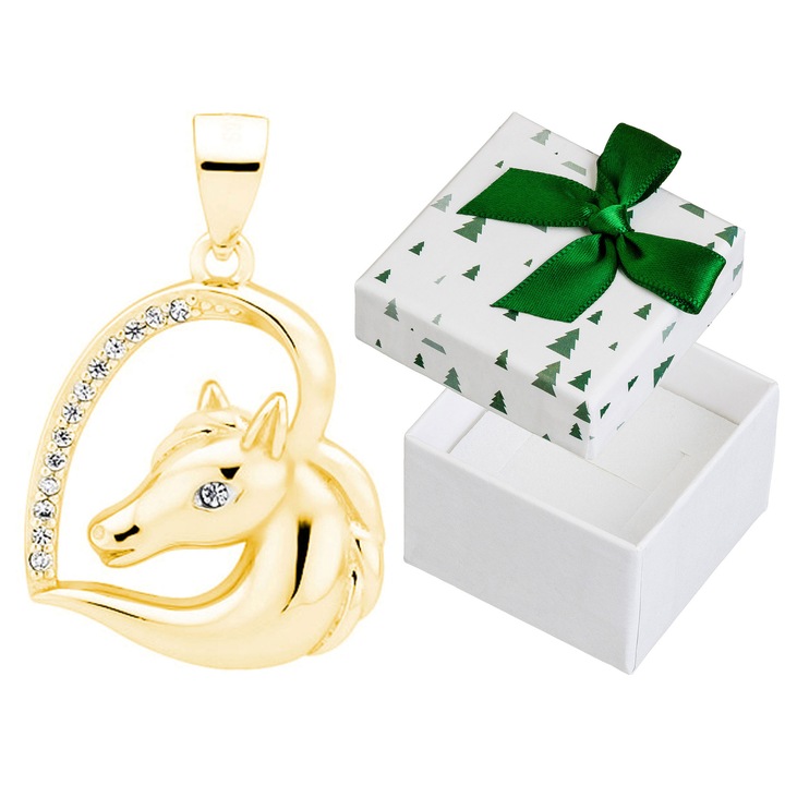 Pandantiv dama, Siju, argint, 24x16mm, set cu cutie cadou