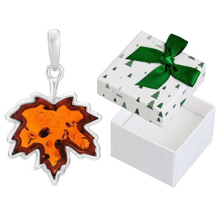 Pandantiv dama, Siju, din argint, 30x18mm, set cu cutie de cadou