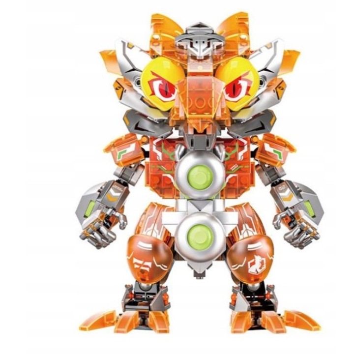 Set de constructie, 647 piese, robot mare, 8+ ani, 21x16 cm