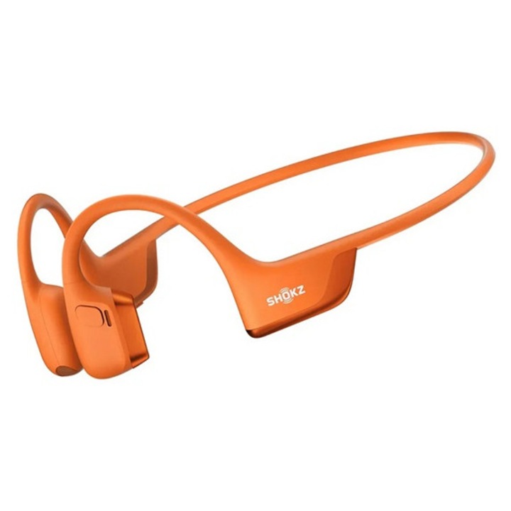 Shokz openrun pro 2 bluetooth csontrezgéses fülhallgató sztereo, v5.4, tws, fülre akasztható, mikrofon, ip55, narancs