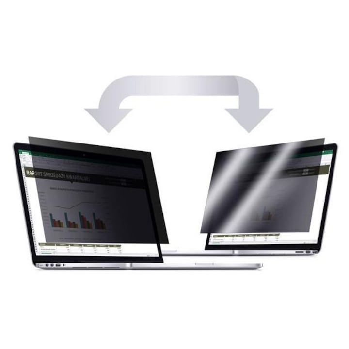 Filtru de confidentialitate Natec Owl 14", 16:9, protectie date personale, protectie oculara