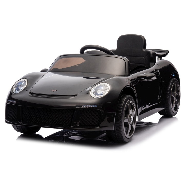 Masinuta RUF CTR3, 2x35W, 12V, neagra, 118x62x44 cm