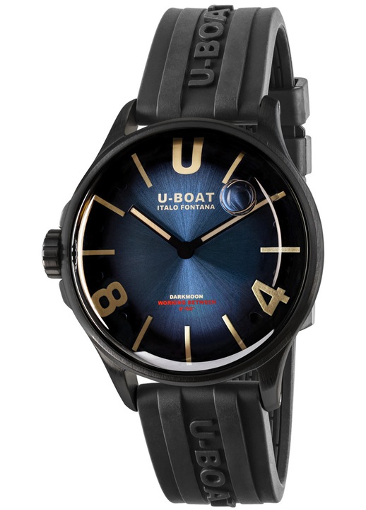 Ceas barbatesc U-Boat, 40mm, 5ATM, negru