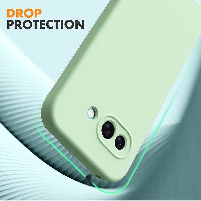 Husa compatibila cu Google Pixel 9A, Ultra Subtire, Antizgarieturi, Verde Pastel