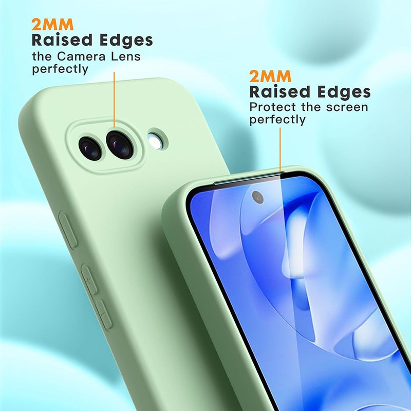 Husa compatibila cu Google Pixel 9A, Ultra Subtire, Antizgarieturi, Verde Pastel