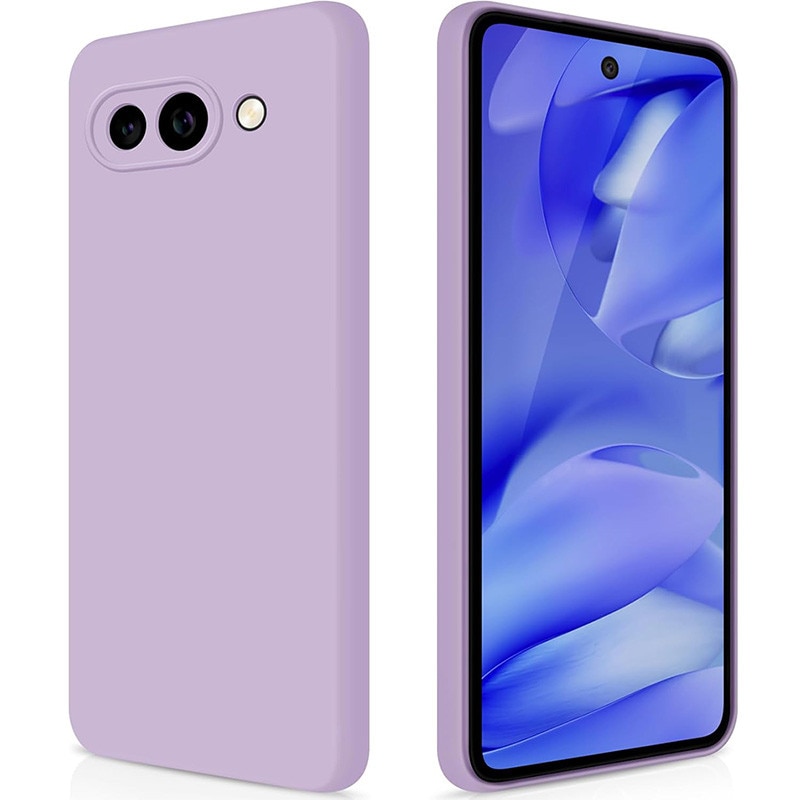 Carcasa compatibil cu Google Pixel 10A, silicon, ultra subtire, rezistenta la socuri, Violet Deschis