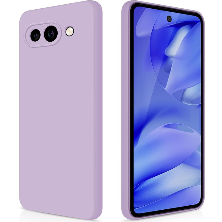 Carcasa compatibil cu Google Pixel 9A, Ultra Subtire, Rezistent la Socuri, Violet Deschis