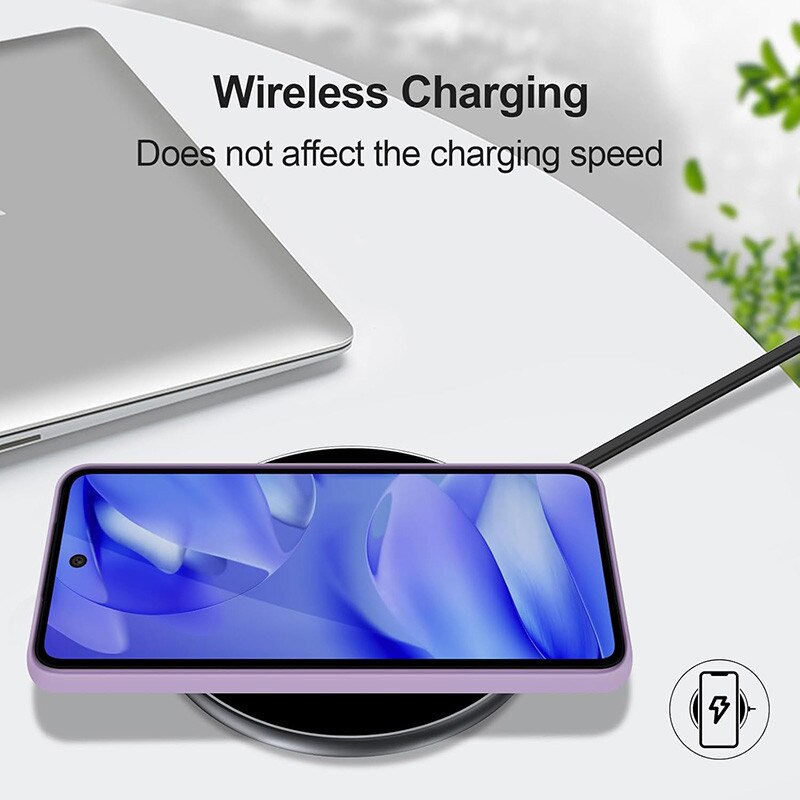 Carcasa compatibil cu Google Pixel 10A, silicon, ultra subtire, rezistenta la socuri, Violet Deschis
