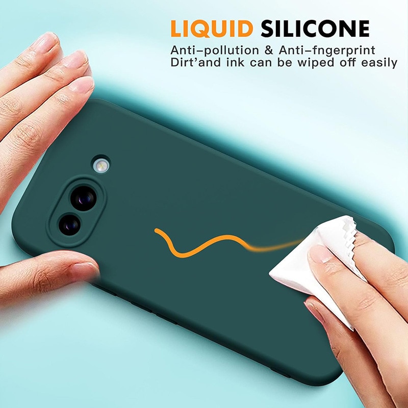 Carcasa compatibil cu Google Pixel 9A, Ultra Subtire, Rezistenta la Socuri, Verde Inchis