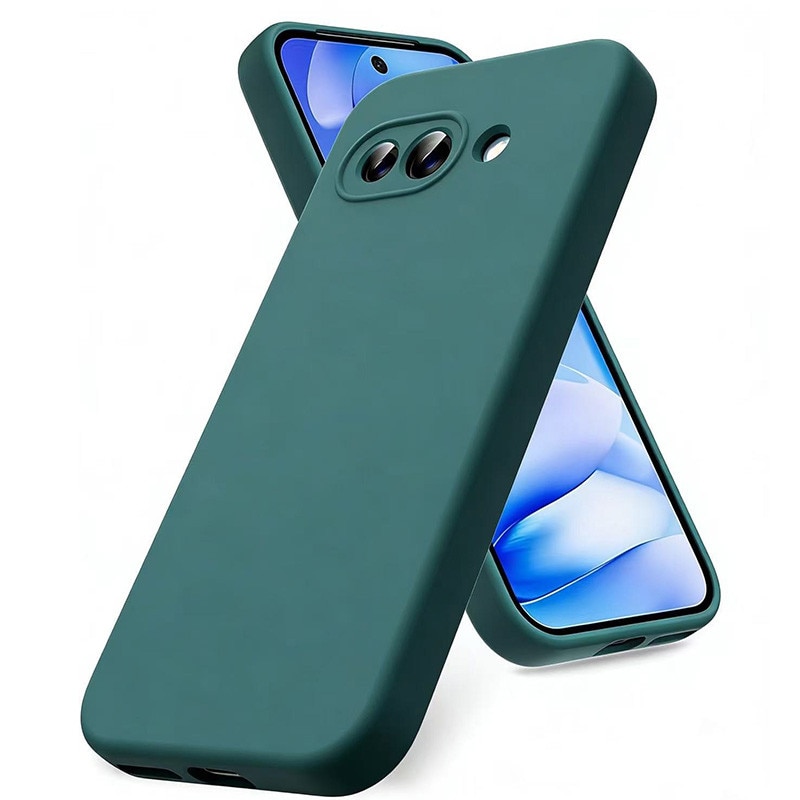 Carcasa compatibil cu Google Pixel 9A, Ultra Subtire, Rezistenta la Socuri, Verde Inchis