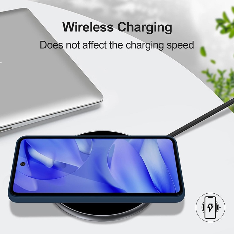 Carcasa compatibil cu Google Pixel 9A, silicon, ultra subtire, rezistentă la şocuri, albastru închis