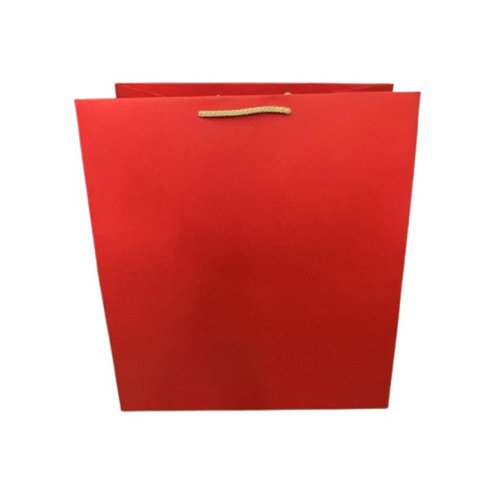 Punga cadou - Nicas - rosu - 28x32x16 - tip ORH L