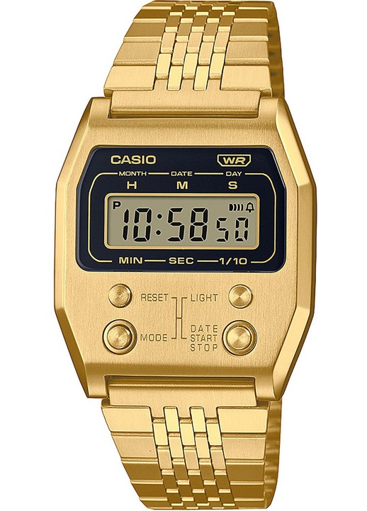 Ceas barbatesc Casio A1100G-5EF, culoare aurie, dimensiune standard