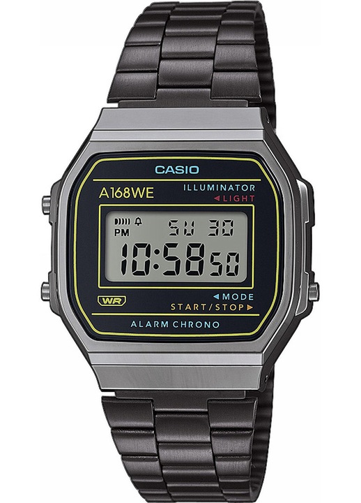 Ceas barbatesc Casio, A168WEHB-1AEF, metalic, digital