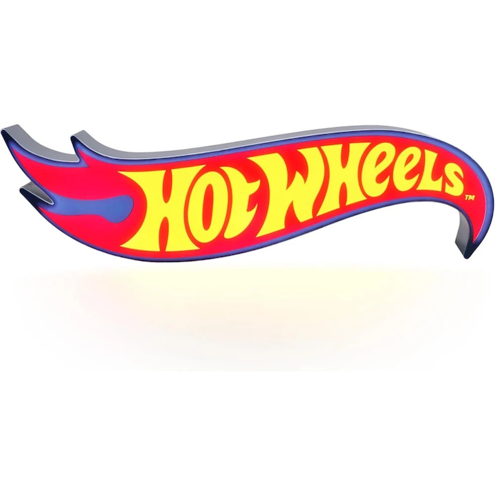 Лампа Hot Wheels - форма на лого