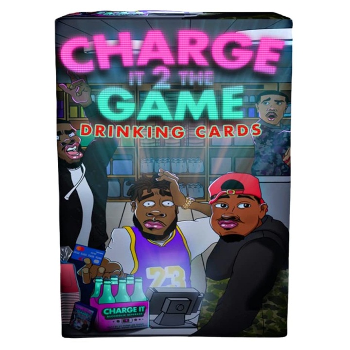 Társasjáték Charge It 2, 90 kártya, szórakoztató játék felnőtteknek, családi, partijáték